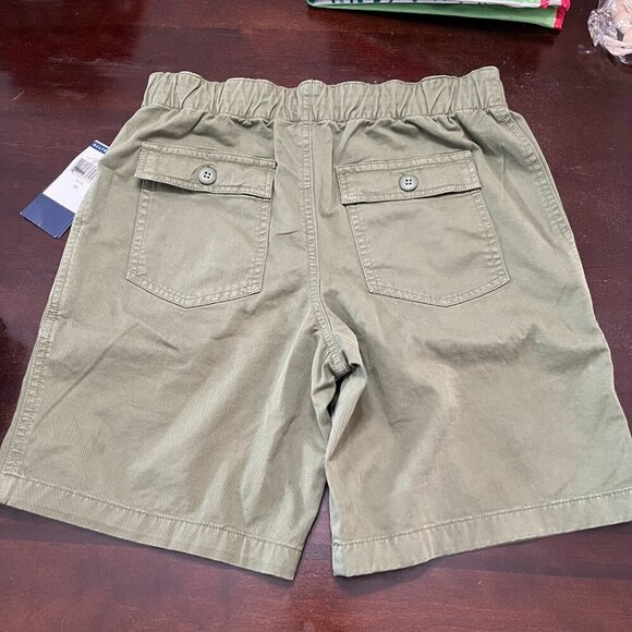 Polo Ralph Lauren Shorts Elastic Waist Prep Olive Green New Size 12 - Picture 6 of 7